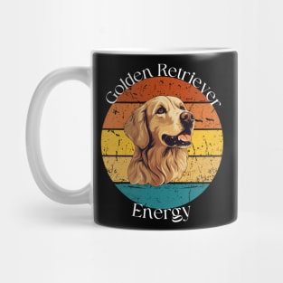 Vintage Golden Energy-Golden Retriever Mug